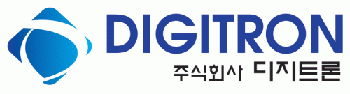 (주)디지트론의 기업로고