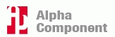 알파콤포넌트(주)의 기업로고