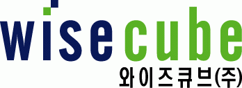와이즈큐브(주)의 기업로고