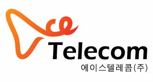에이스텔레콤(주)의 기업로고