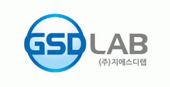 (주)지에스디랩의 기업로고