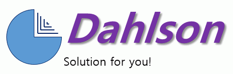 달슨(Dahlson)의 기업로고