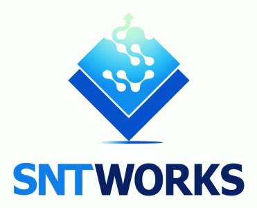 (주)에스엔티웍스의 기업로고