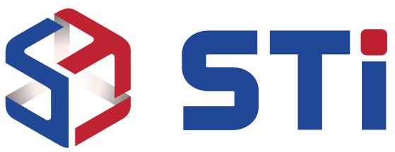 (주)에스티아이의 기업로고