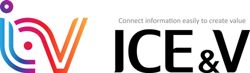 (주)아이스앤브이의 기업로고