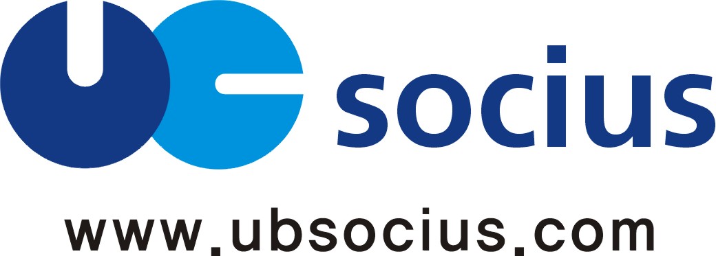 (주)유비소시어스의 기업로고