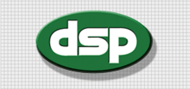 (주)디에스피의 기업로고