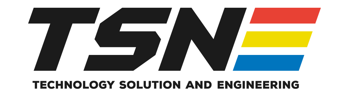 (주)티에스엔이의 기업로고