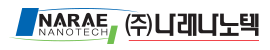 (주)나래나노텍의 기업로고