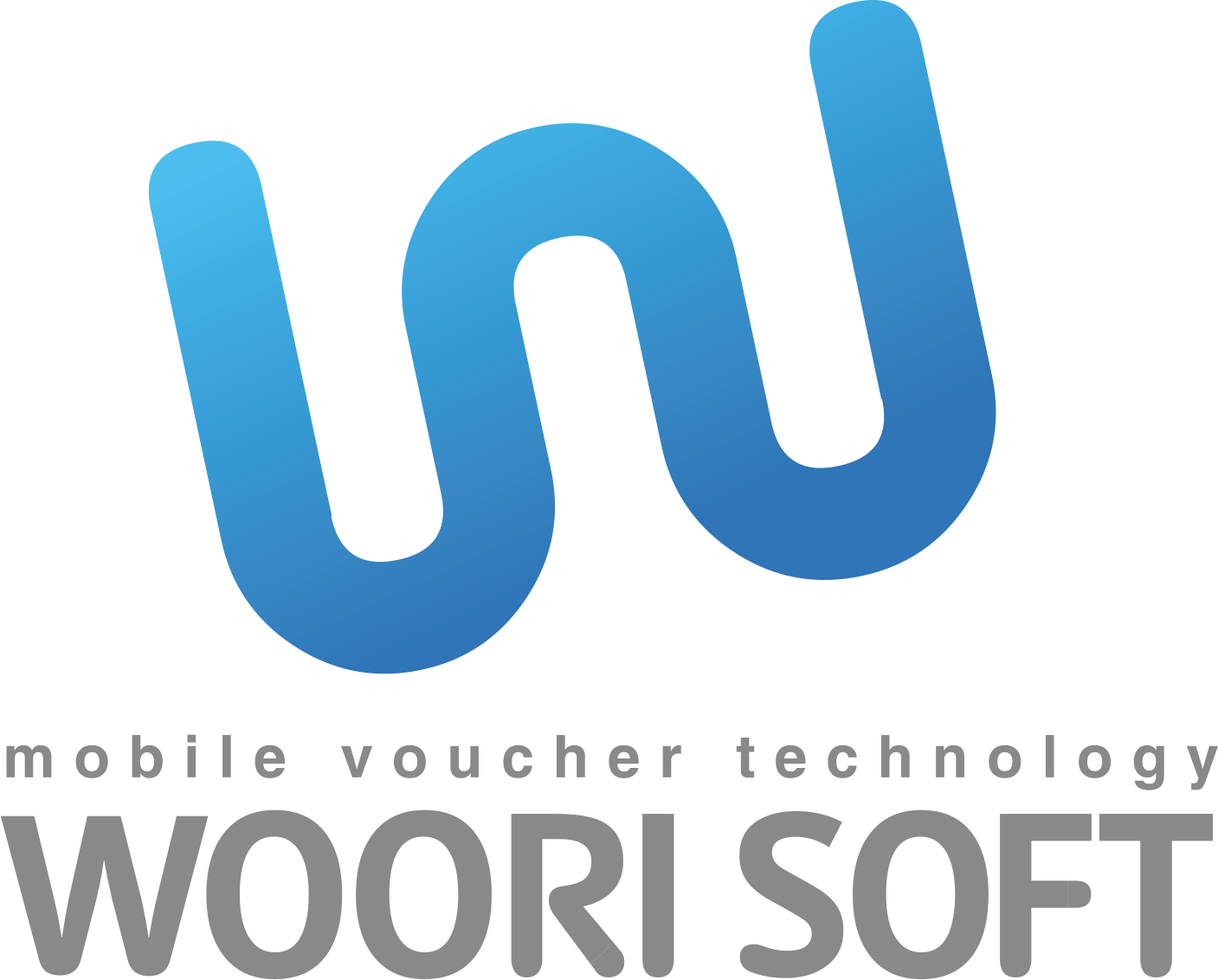 (주)우리소프트의 기업로고