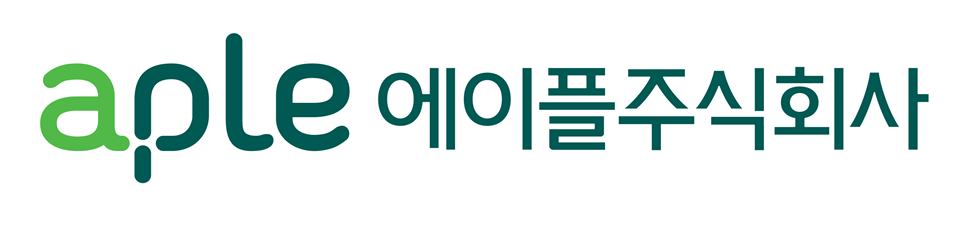에이플(주)의 기업로고