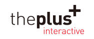 (주)더플러스인터렉티브의 기업로고