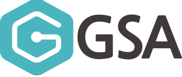 (주)지에스에이의 기업로고