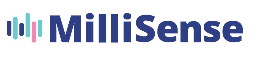 (주)밀리센스의 기업로고