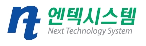(주)엔텍시스템의 기업로고