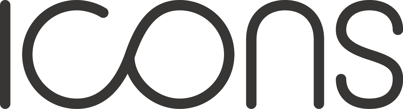 (주)아이콘스의 기업로고