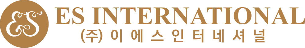 (주)이에스인터네셔널의 기업로고