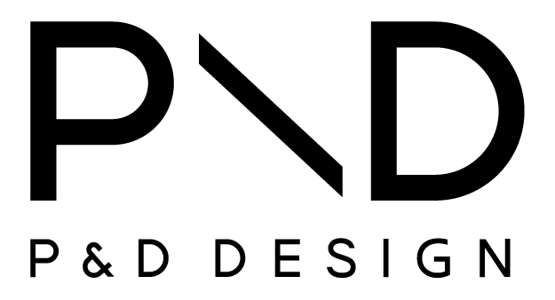 (주)피앤디디자인의 기업로고