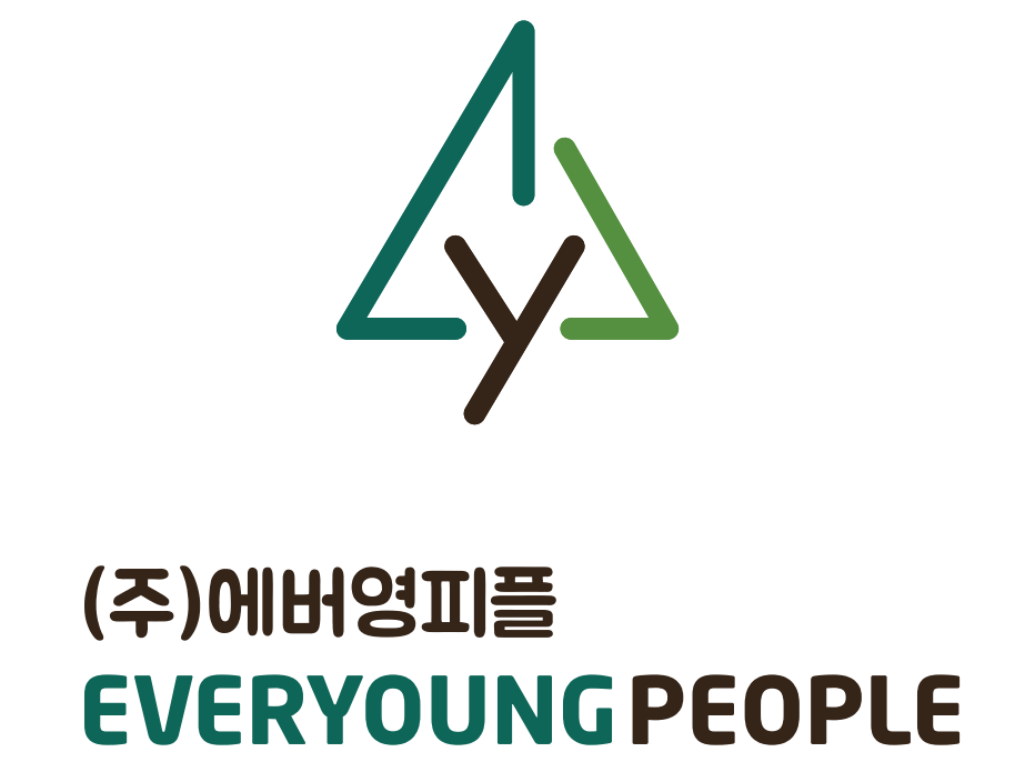 (주)에버영피플의 기업로고