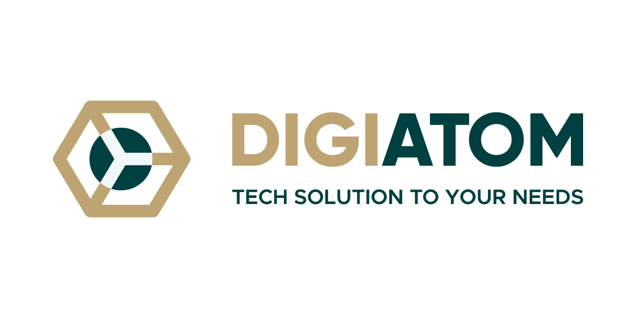 (주)디지아톰의 기업로고