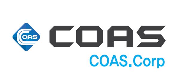 (주)코아스의 기업로고