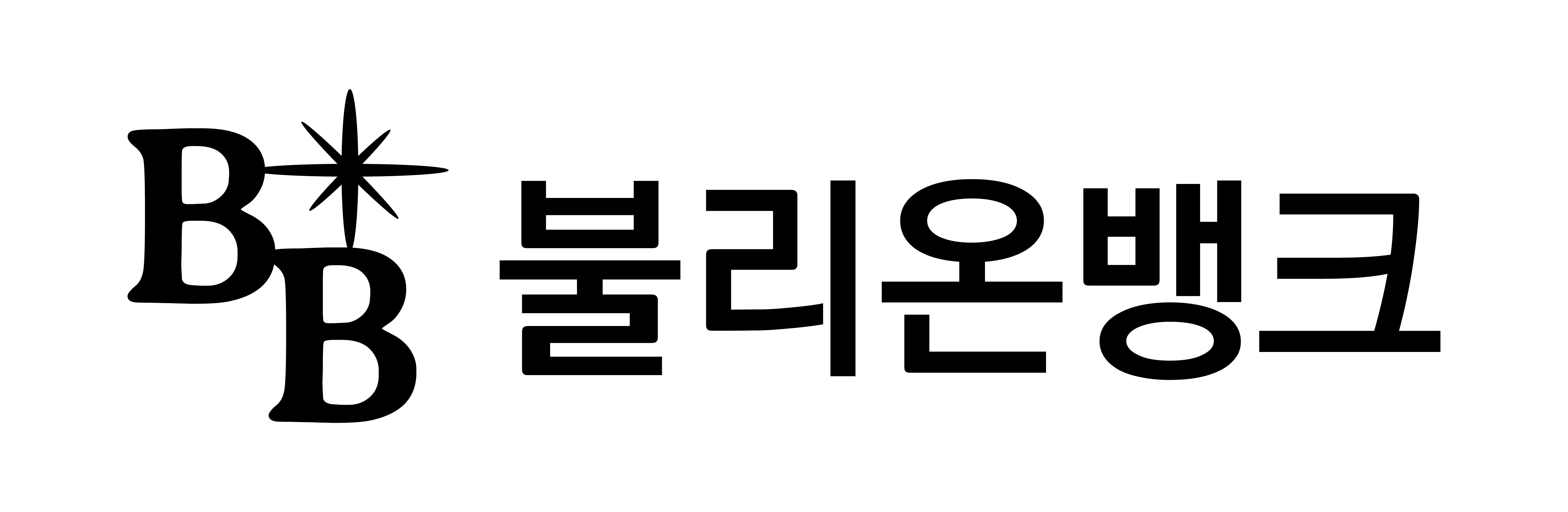 (주)불리온뱅크의 기업로고