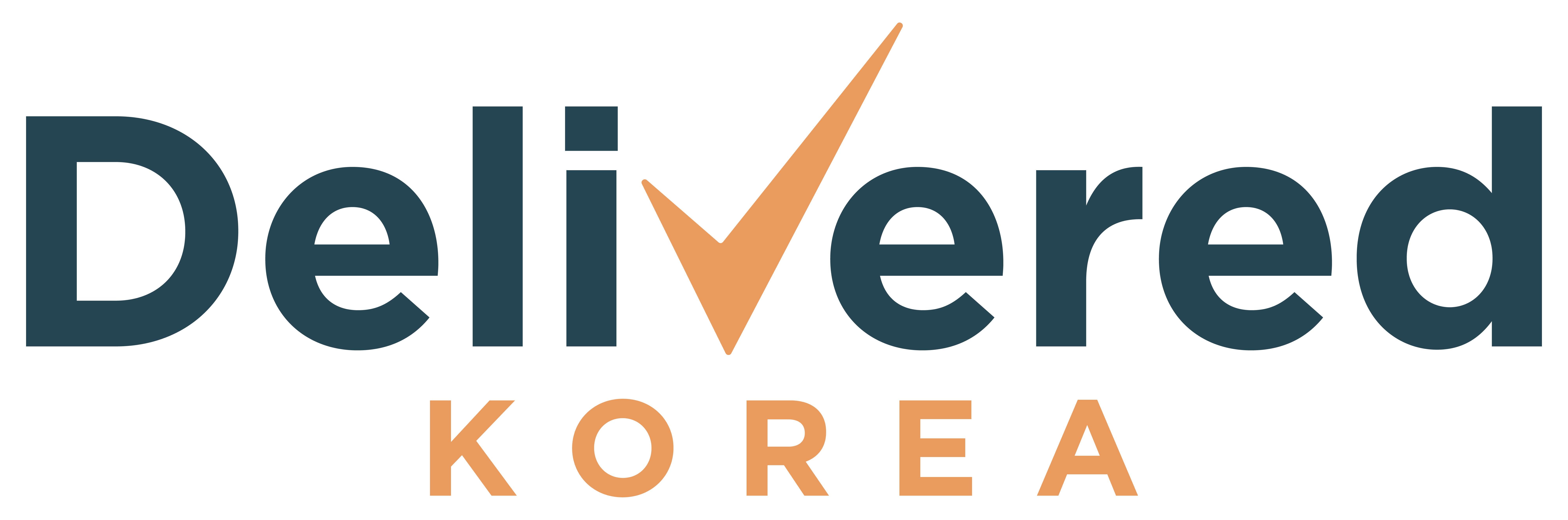 (주)딜리버드코리아의 기업로고