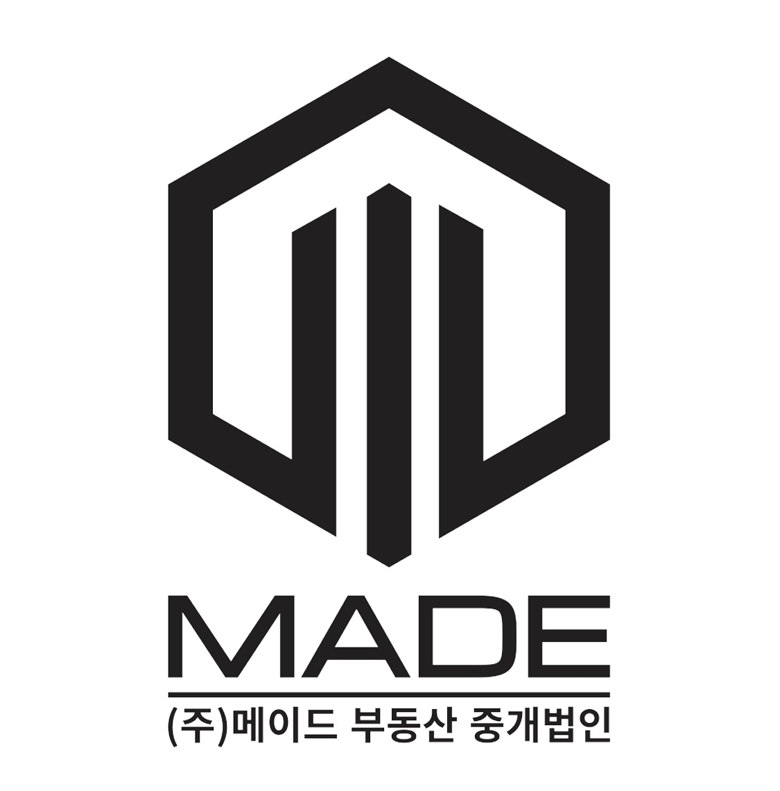 (주)메이드부동산중개법인의 기업로고
