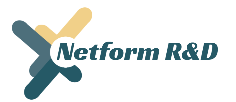 (주)넷폼알앤디의 기업로고