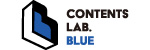 (주)콘텐츠랩블루의 기업로고
