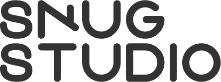 (주)스너그스튜디오의 기업로고