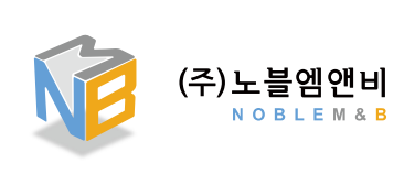 (주)노블엠앤비의 기업로고