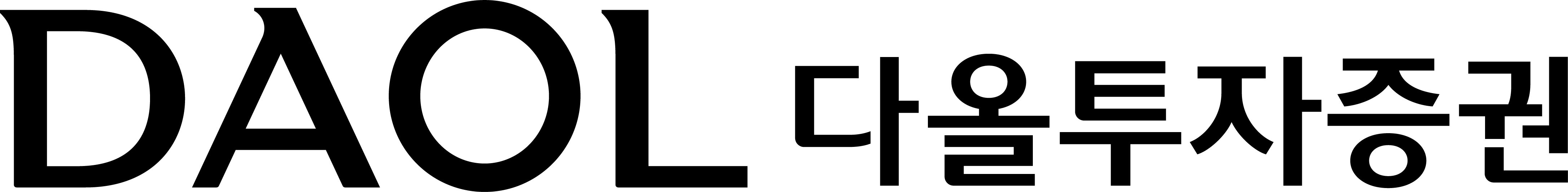 다올투자증권(주)의 기업로고