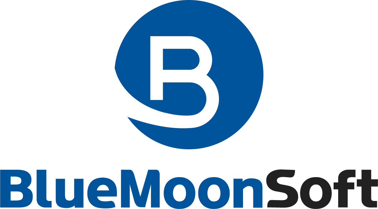 (주)블루문소프트의 기업로고