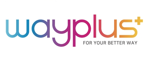 (주)웨이플러스의 기업로고