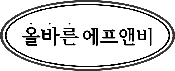 (주)올바른에프앤비의 기업로고