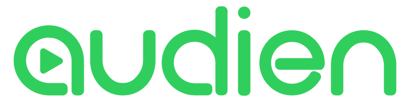 (주)오디언소리의 기업로고