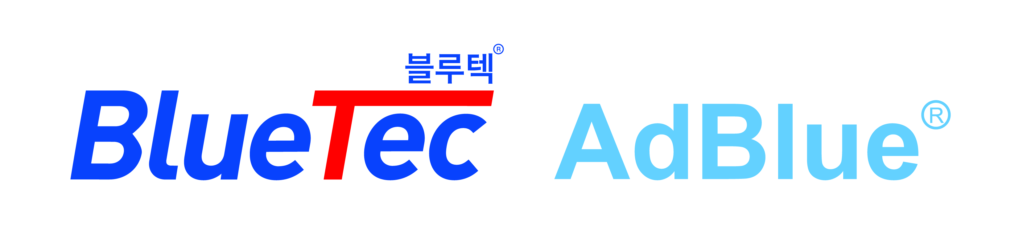 (주)블루텍의 기업로고