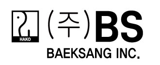(주)백상주택건설의 기업로고