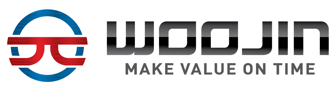 (주)우진의 기업로고