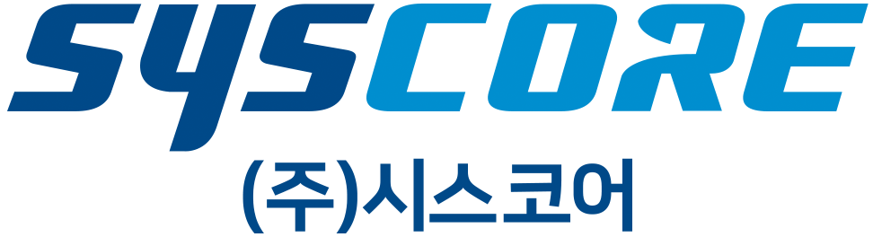 (주)시스코어의 기업로고