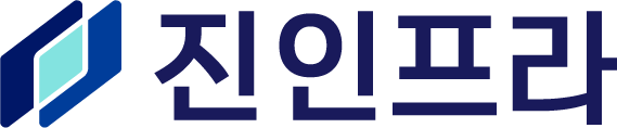 (주)진인프라의 기업로고