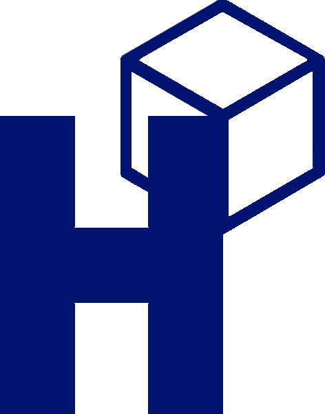 (주)에이치큐브의 기업로고