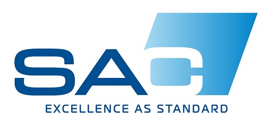 (주)에스에이씨의 기업로고