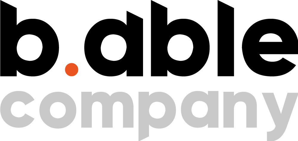 (주)비에이블컴퍼니의 기업로고