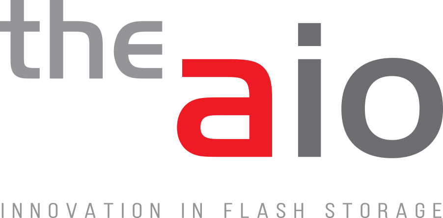 (주)에이아이오의 기업로고