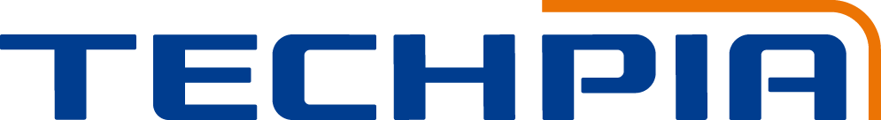 (주)테크피아의 기업로고