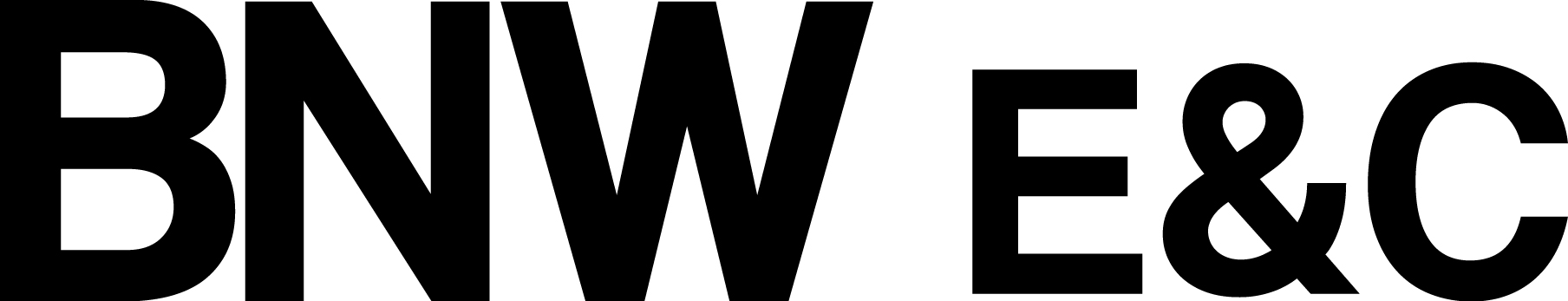 비앤더블유이앤씨(주)의 기업로고