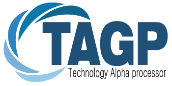 (주)테크노알파의 기업로고