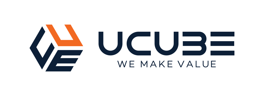 (주)유큐브의 기업로고